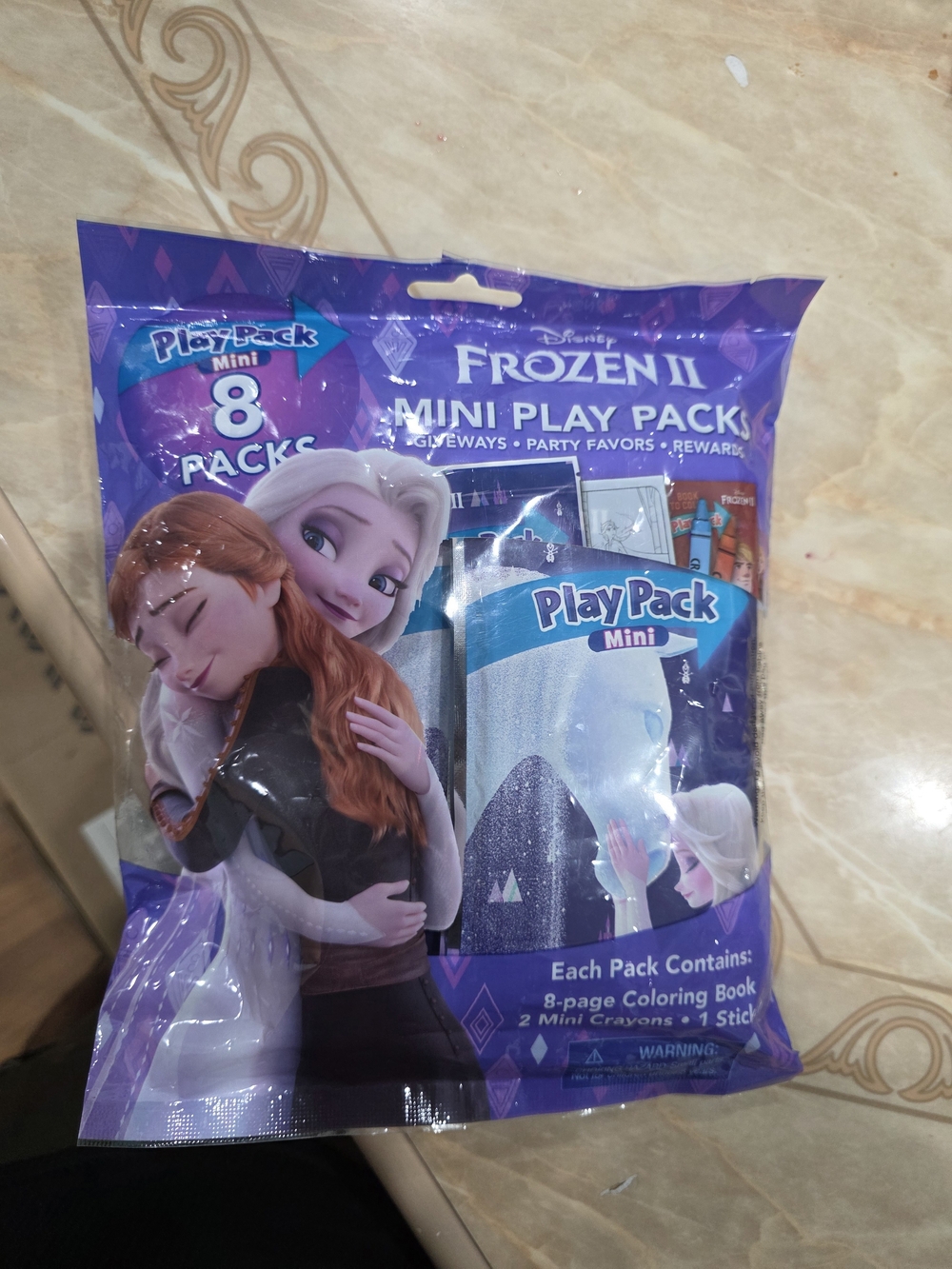 Disney Frozen II Mini Play Packs - Purple PlayPack (8 Packs)